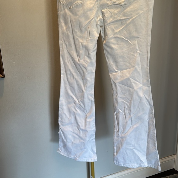 Tinseltown White high rise Flare Button fly jeans NWT 7/28 - Picture 7 of 11